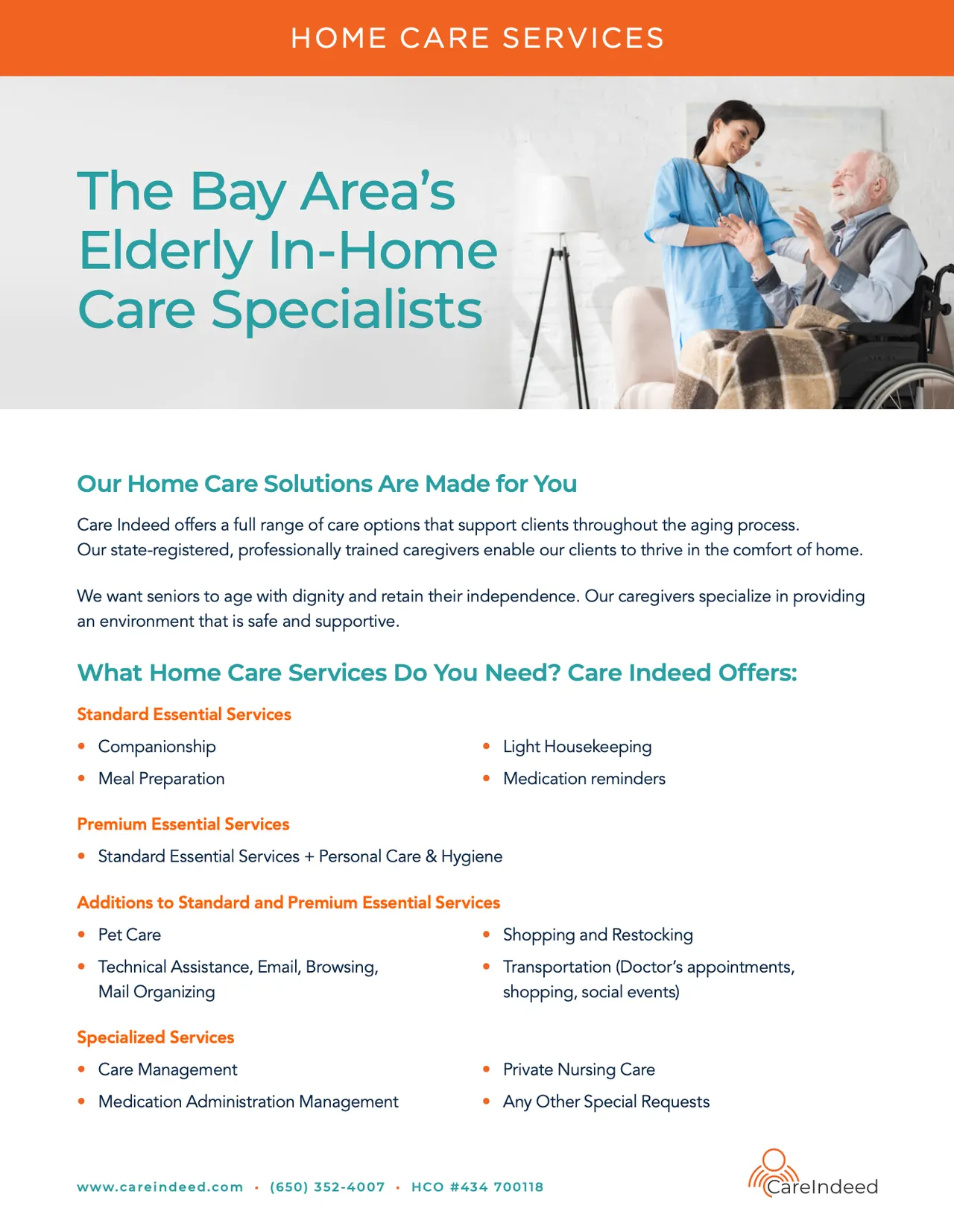 The Bay Area’s Elderly In-Home Care Specialists