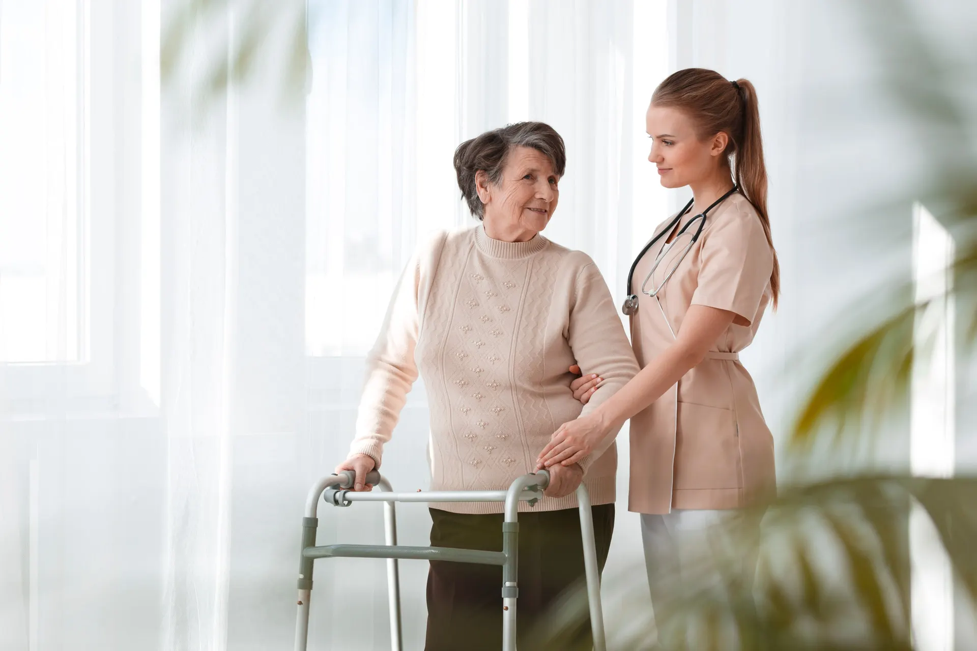 Nurses and medical staff collaborating in a hospital environment