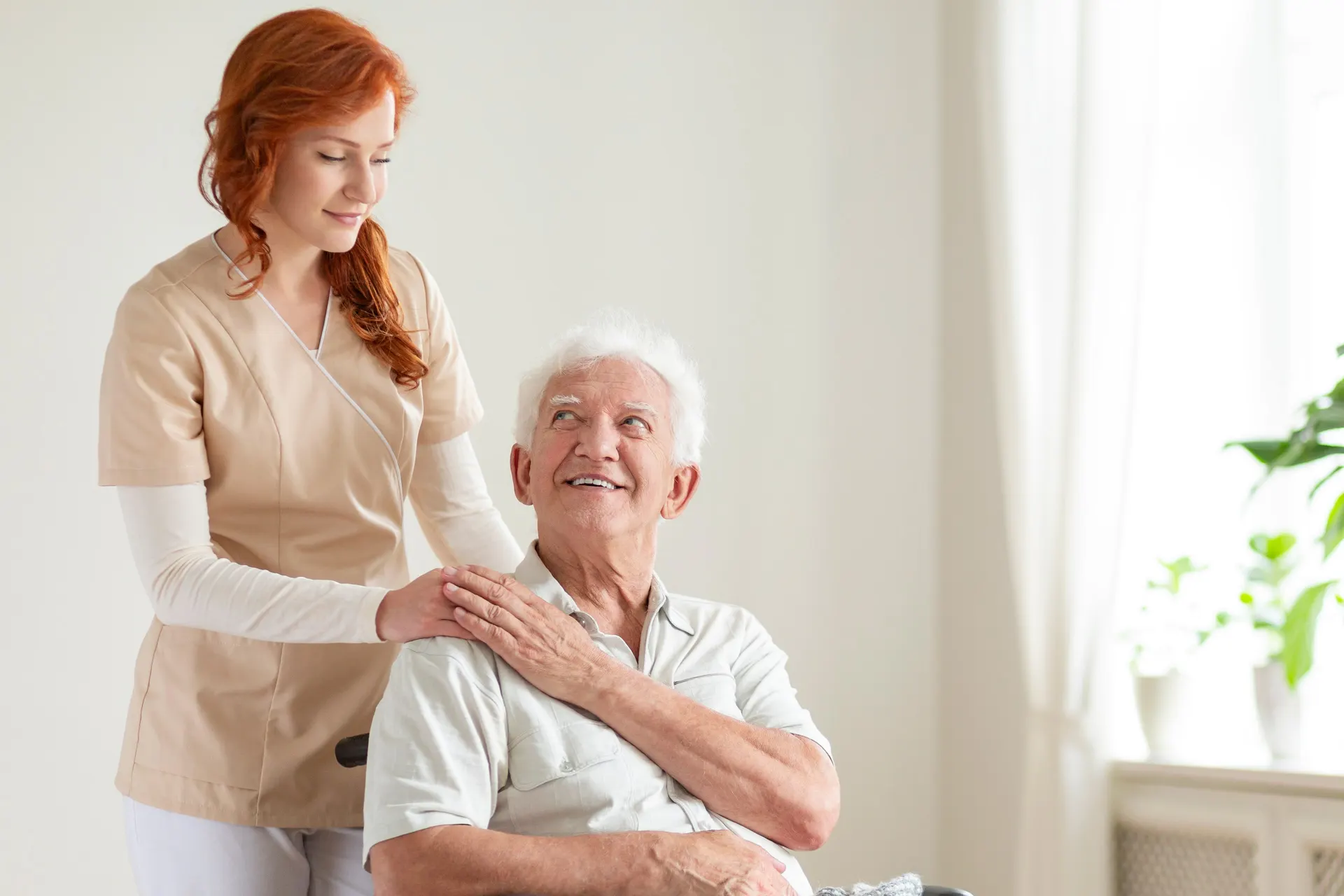 Medical professional attending to a patient at an urgent care clinic